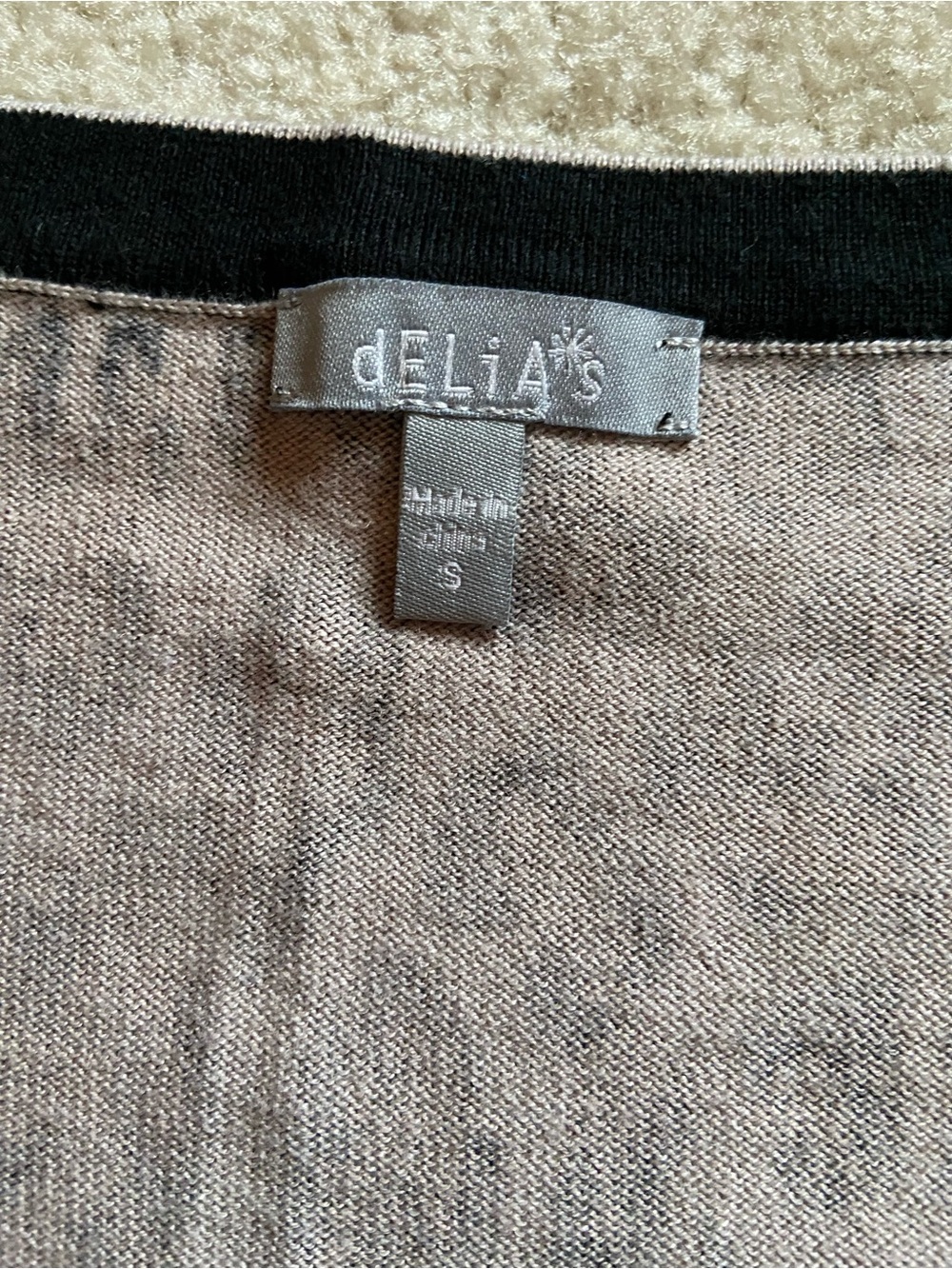 Delia’s Leopard Print Cardigan 3/4 sleeve - Picture 3 of 3
